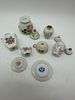 Eight Porcelain Miniatures
. Molded and embossed, marked on the base, various shapes and forms Image - 1