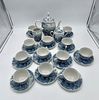 Portuguese Porcelain Tea Service
. Molded and embossed, marked on the base S P Coimbra, kettle Image - 1