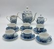 Portuguese Porcelain Tea Service
. Molded and embossed, marked on the base S P Coimbra, kettle Image - 2