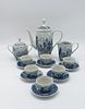 Portuguese Porcelain Coffee Service
. Molded and embossed, marked on the base S P Coimbra Image - 1