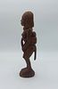 African Rosewood Crafts
. Sculpture representing a woman, body carved in rosewood with carvings Image - 1