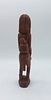African Rosewood Crafts
. Sculpture representing a woman, body carved in rosewood with carvings Image - 2