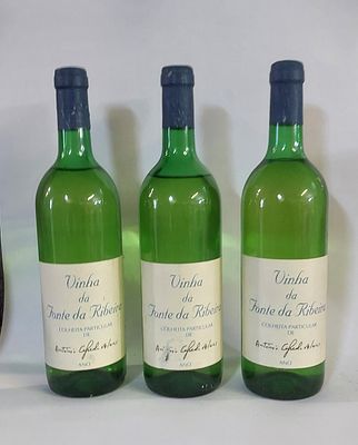 Three Bottles of White Table Wine
. Three bottles of white table wine, "Vinha da Fonte da 