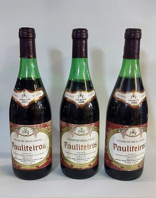 Three Bottles of Red Table Wine from Miranda do Douro
. Three bottles of red table wine from 
