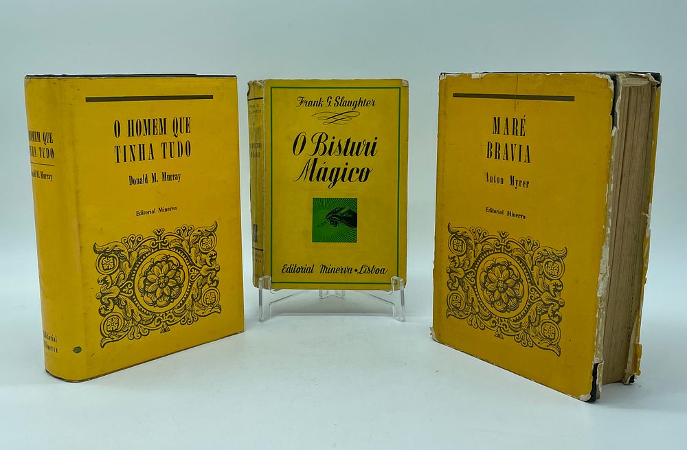 Three Editorial Minerva Books. Three books published by Editorial Minerva, Lisbon: 