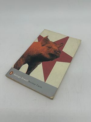 Book 'Animal Farm (A Fairy Story)’ by George Orwell. The book was published by Penguin Books in 