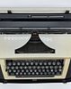 Olympia Regina de Luxe typewriter. Plastic body with metal parts. Functional machine with black Image - 4