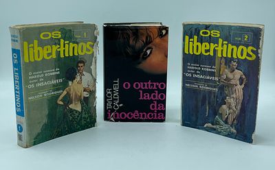 Three Novels. Three novels: 
1.’ The Libertines’ (Volume 1) by Harold Robbins. Second edition 