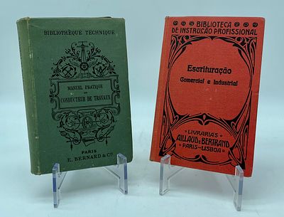 Two information books / manuals: 
1. ‘Escrituração Comercial e Industrial’ (Bibliotheca de 