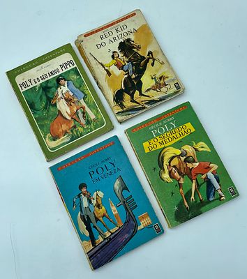 Four books from the ‘Youth Collection’ by Empresa Nacional de Publicidade. Four books from the 
