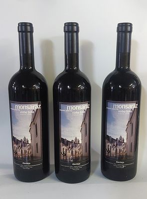 Three Bottles of Alentejo Red Table Wine
. Three bottles of red table wine with a Controlled 