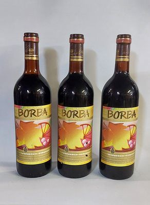 Three Bottles of Borba Reserve Red Wine
. Three bottles of quality red wine produced in a 