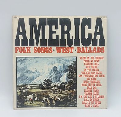 Vinyl LP America Folk Songs West Ballads
. LP Jack Elliot &amp; Derrol Adams, Joker Production 