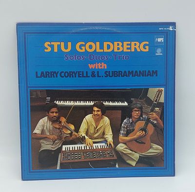 Stu Goldberg Vinyl LP
. LP Solos-Duos-Trios with Larry Coryell &amp; L. Subramaniam, Dargil 