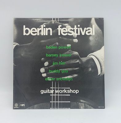 Vinyl LP Berlin Festival
. Various LP, Guitar Workshop, Baden Powell, Barney Kessel, Jim Hall 