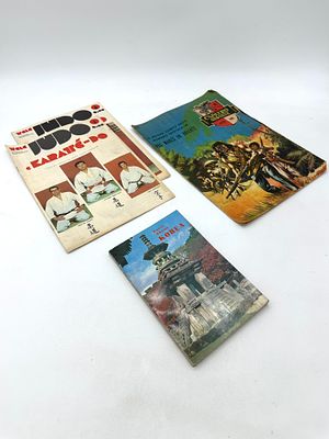 Books
. Facts About Korea, Tele Judo, Cavaleiro Andante, with period paperback binding with 