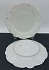Pair of Portuguese Porcelain Plates
. Molded and relief from the Vista Alegre factory, marked on Image - 1
