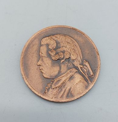 Manuel Salvador Carmona Medal
. Burin Engraving in Spain, round shaped body with relief 