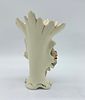 French Porcelain Altar Jar
. Molded and embossed, unmarked, Old Paris, scalloped edge with gold Image - 1