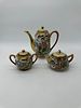 Oriental Porcelain Coffee Service
. Molded and relief, teapot, sugar bowl, milk jug and ten cups Image - 3
