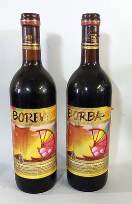 Two Bottles of Borba Reserve Red Wine
. Two bottles of quality red wine produced in a specific 