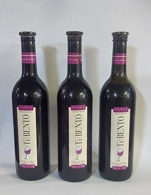 Three Bottles of Palmela Red Table Wine
. Three bottles of Palmela red table wine "TI Bento 