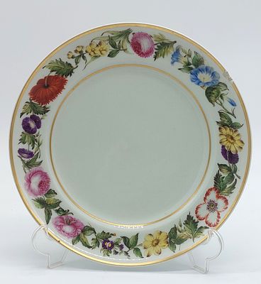 Portuguese Porcelain Plate
. Molded and relief from the Vista Alegre factory, marked on the base 
