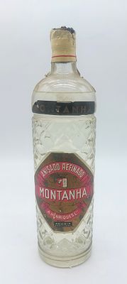 Refined Aniseed Glass Bottle
. Translucent glass bottle, Refined Aniseed, Montanha, A. Henriques 