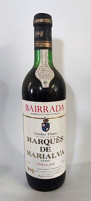 A Bottle of Red Table Wine from Bairrada. A 75cl bottle of Marqu&ecirc;s de Marialva V.Q.P.R.D. red 