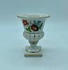 Portuguese Porcelain Flower Pot. Portuguese porcelain flower box. White porcelain with Image - 1