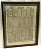 Framed The Times Newspaper
. Square-shaped body, wooden frame, with a newspaper page from The Image - 2