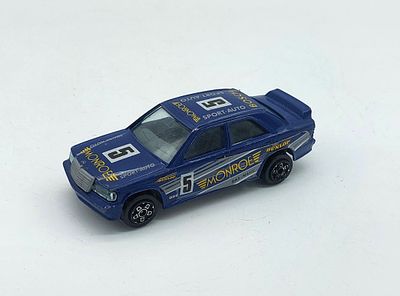 Miniature Mercedes 190 E
. Burago brand, 1/43 scale, made in Italy, with slight signs of 