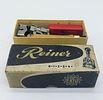 Vintage Reiner Stamp in Original Box
. Square-shaped body, with brush and paint box showing Image - 3