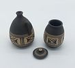 Pot and Jug in Portuguese Earthenware
. Marked on the base, Cunha Portugal, bulbous shaped Image - 3