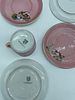 Four portuguese porcelain cups and saucers. Four porcelain cups and saucers. Pieces painted in Image - 3