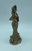 Porcelain statuette. Moulded and relief porcelain statuette with polychrome painting. Depicting Image - 1