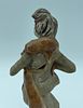 Porcelain statuette. Moulded and relief porcelain statuette with polychrome painting. Depicting Image - 3