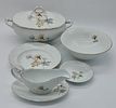 Dinner Service in Portuguese Porcelain
. Molded and relief from the Spal Factory, marked on the Image - 1