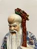 Oriental Porcelain Sculpture
. Sculpture representing Chinese Immortal, in molded and relief Image - 1