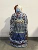 Oriental Porcelain Sculpture
. Sculpture representing Chinese Immortal, in molded and relief Image - 3