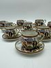 Oriental Porcelain Coffee Service
. Molded and relief, marked on the base, teapot and ten cups Image - 7