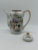 Oriental Porcelain Coffee Service
. Molded and relief, marked on the base, teapot and ten cups Image - 10