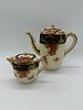 Oriental Porcelain Coffee Service
. Molded and relief, marked on the base, teapot, sugar bowl Image - 4
