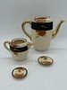 Oriental Porcelain Coffee Service
. Molded and relief, marked on the base, teapot, sugar bowl Image - 5