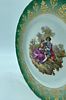 Portuguese porcelain plate. Molded and embossed Portuguese porcelain plate. Polychrome Image - 1