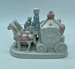 Porcelain sculpture. Moulded and relief porcelain sculpture depicting young people in a Image - 2