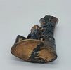 Antique Earthenware Toothpick Holder
. European, sculpture representing a woman and vase, work Image - 3