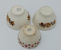Three Bowls in Portuguese Faience
. Marked on the base, floral decoration in polychrome with Image - 3