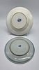 Two Oriental Earthenware Plates
. Marked on the base, a soup bowl and a side, with floral Image - 3