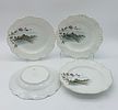 Four Portuguese Porcelain Soup Plates
. Molded and embossed by the Vista Alegre factory, marked Image - 2
